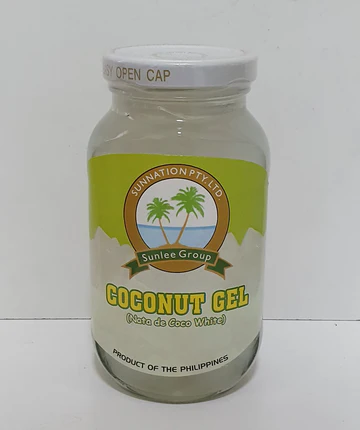 Sunnation Coconut Gel White (Nata De Coco) 24x340g
