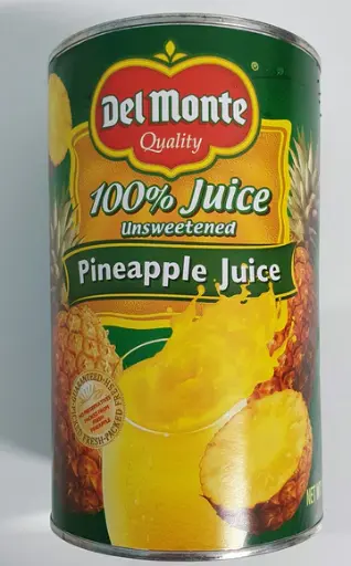 Del Monte 100% Pineapple Juice Unsweetened 12x1.36L