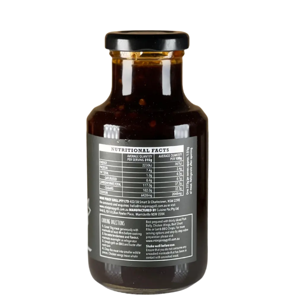 Mini Pinoy Grill - All purpose Marinade 315g - Left View.webp