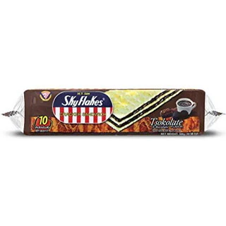 M.Y. San Skyflakes Crackers Sandwich Chocolate 15x10x30g