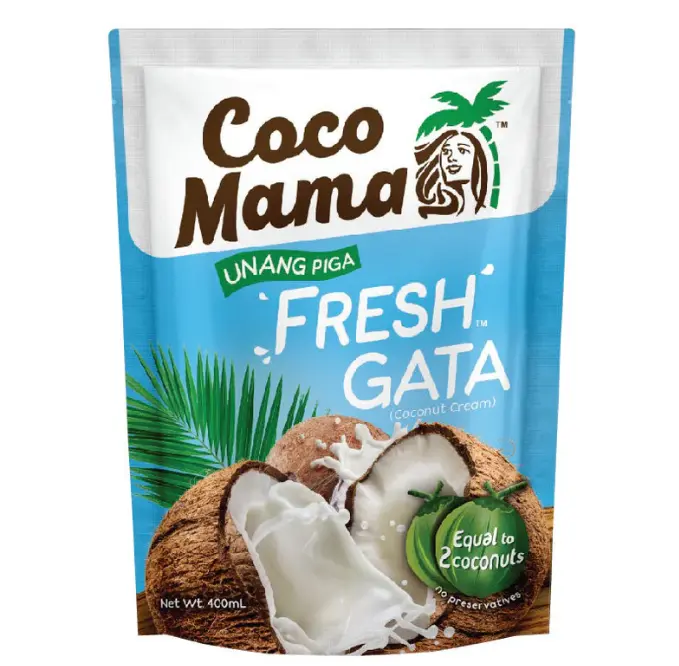 Coco Mama Fresh Gata (Coconut Cream) in Pouch 24x400ml (Large)