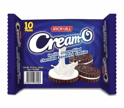 Jack 'n Jill Cream-O Vanilla Biscuit 20x(10x30g) ***Back In Stock***
