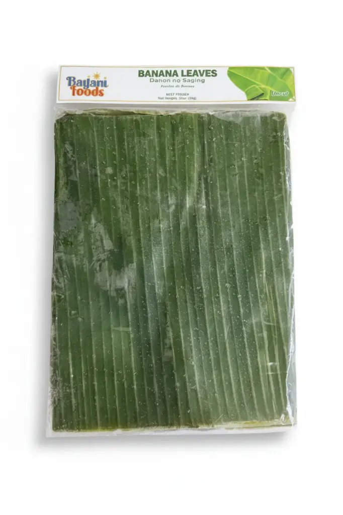 FROZEN Bayani Foods Banana Leaves Rectangle Uncut 12x1kg