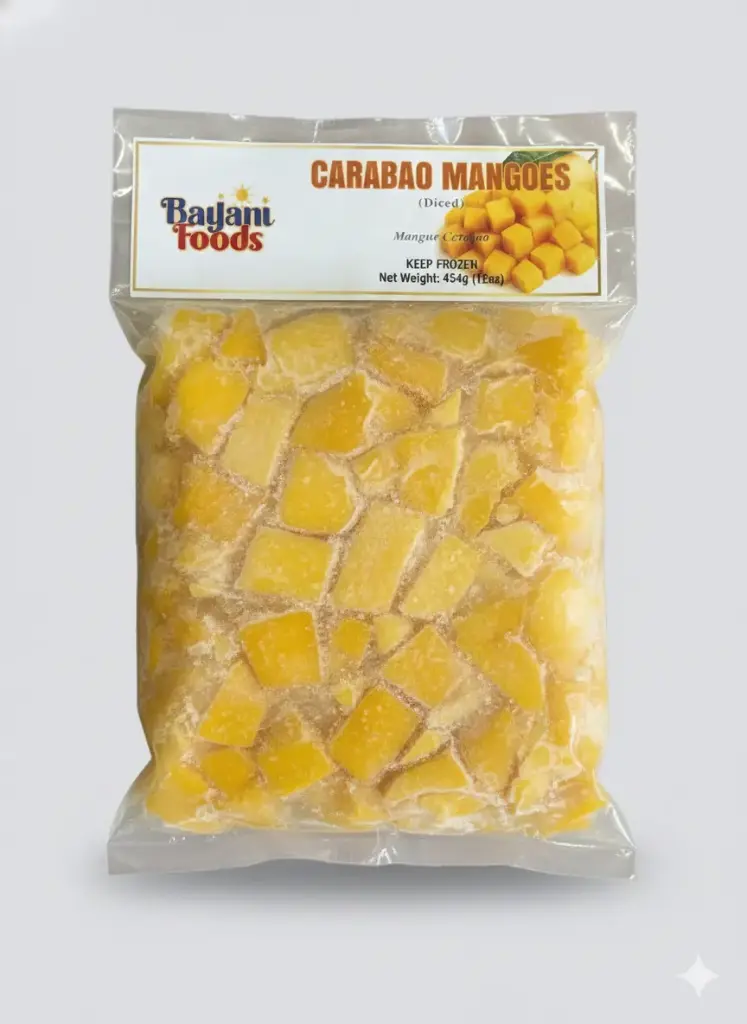 FROZEN Bayani Foods Carabao Mango Diced 16x454g