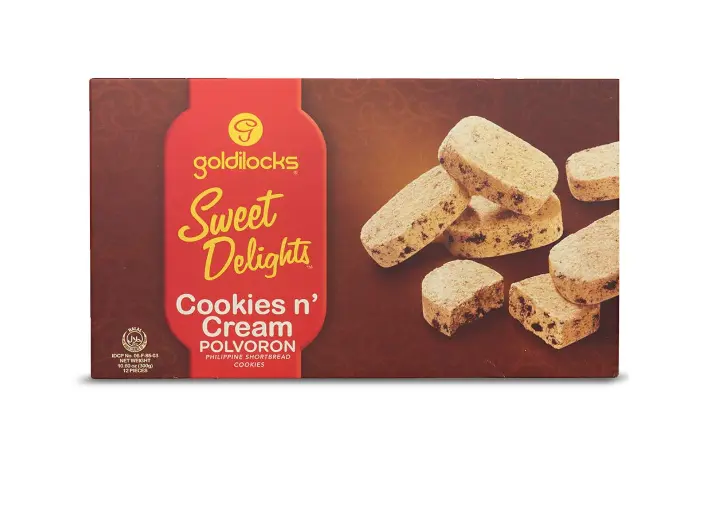 Goldilocks Polvoron Cookies & Cream 10 x (12x25g) *NEW*
