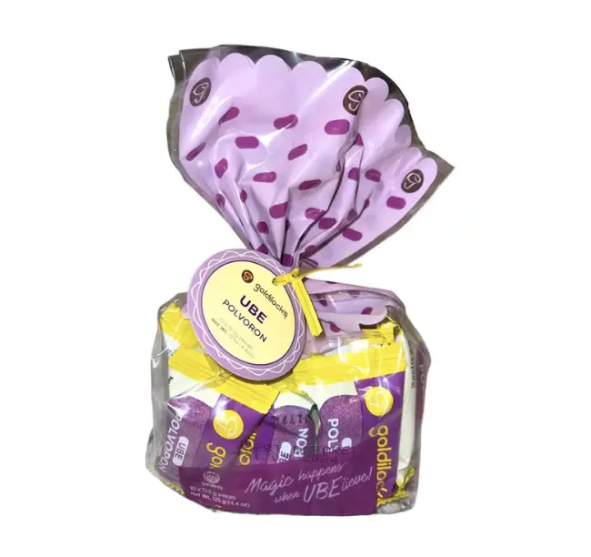 Goldilocks Polvoron Ube 10x(12x25g) **New Packaging 10's**