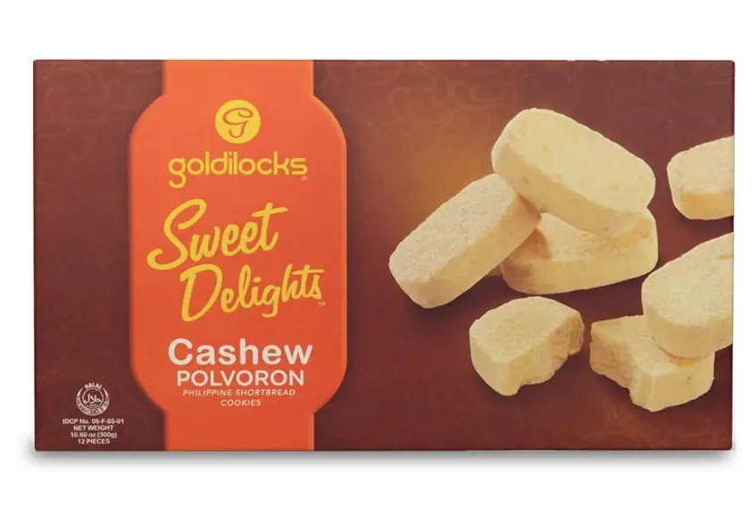 Goldilocks Polvoron Cashew 10 x (12x25g) *NEW*