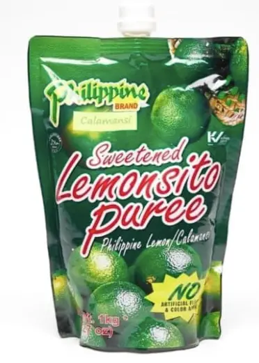 Philippines Brand Sweetened Lemonsito Puree 18x1kg