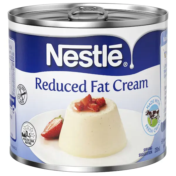 Nestle Reduced Fat Cream (AUS/can) 12x230g ***Back In Stock***