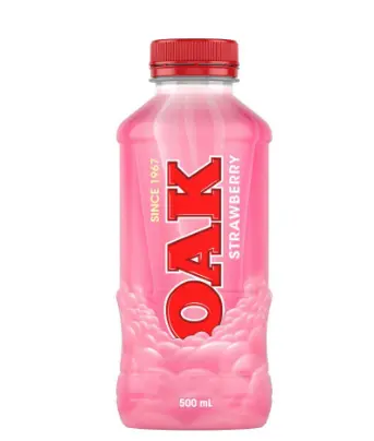 Oak Strawberry Flavoured Milk Drink 6x500ml ***SALES CLEARANCE 2+1***