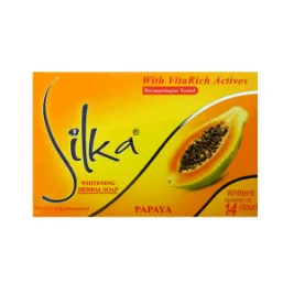 Silka Papaya Soap 72x135g *NEW RPODUCT*