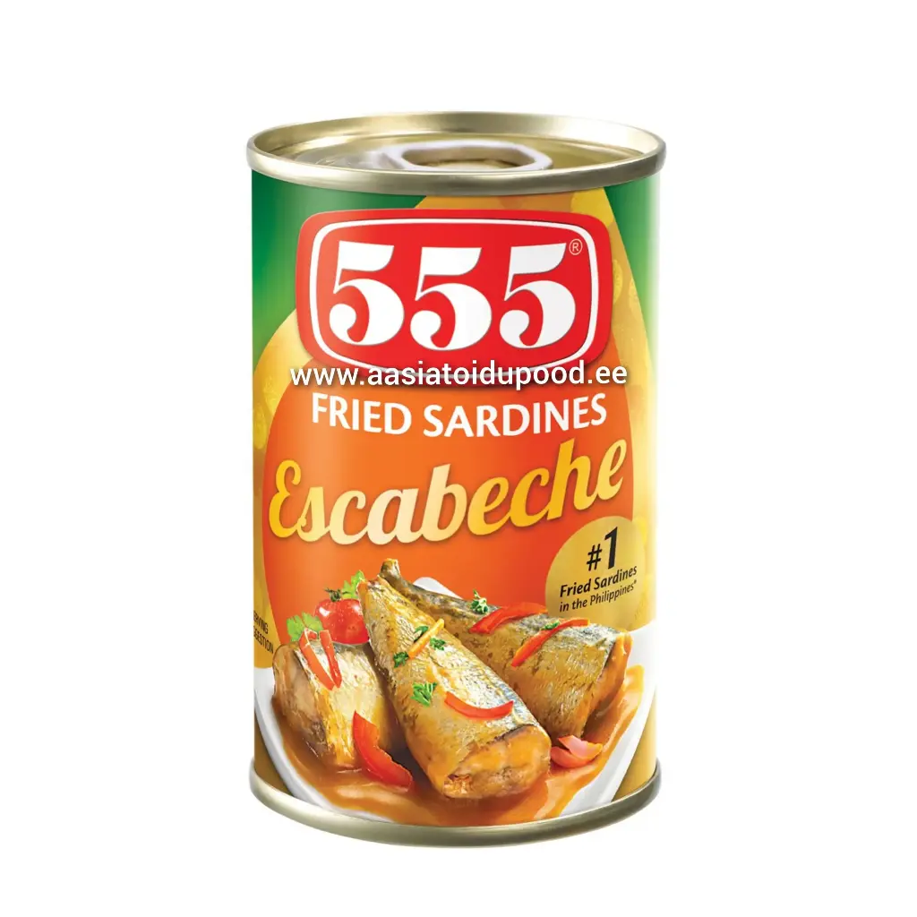 555 Fried Sardines Escabeche 100x155g **New Product**