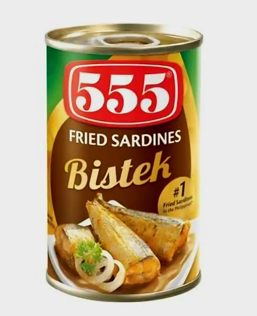 555 Fried Sardines Bistek 100x155g **New Product** 