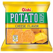 Oishi Potato Crisps Cheese Flavor 50x50g