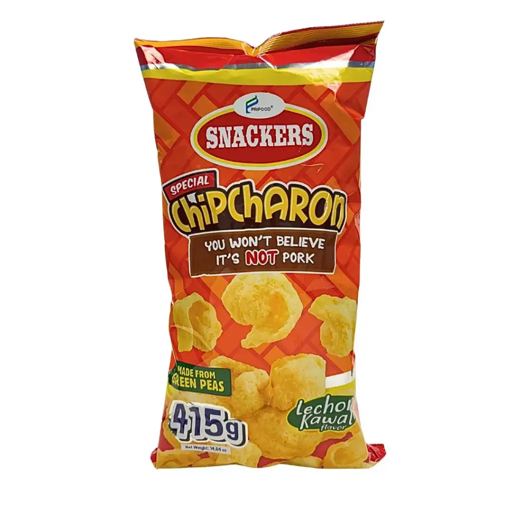 Snackers Chipcharon Lechon Kawali Flavor 15 x 415g *NEW PRODUCT* 