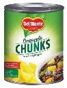 Del Monte Pineapple Chunks in Extra Light Syrup 24x560g