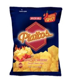 Jack 'n Jill Piattos Spicy Cheese 50x85g ***NEW ARRIVAL***
