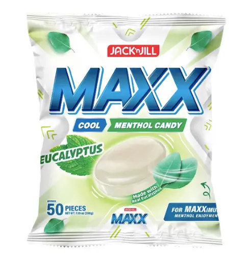 Jack 'n Jill  Maxx Eucalyptus With Maxicool Candy 40x(50x4g) ***NEW ARRIVAL***