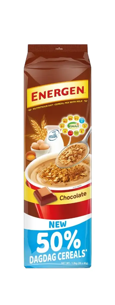 Energen Chocolate (50% More Cereal) Drink 8x(30x40g)