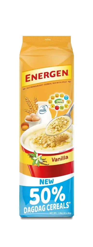 Energen Vanilla (40% More Cereal) Drink 8x(30x40g)