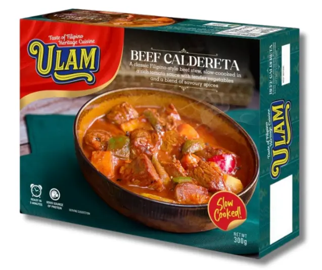 FROZEN ULAM Beef Caldereta 6x300g (Retail Pack) ***INTRODUCTORY PRICE***