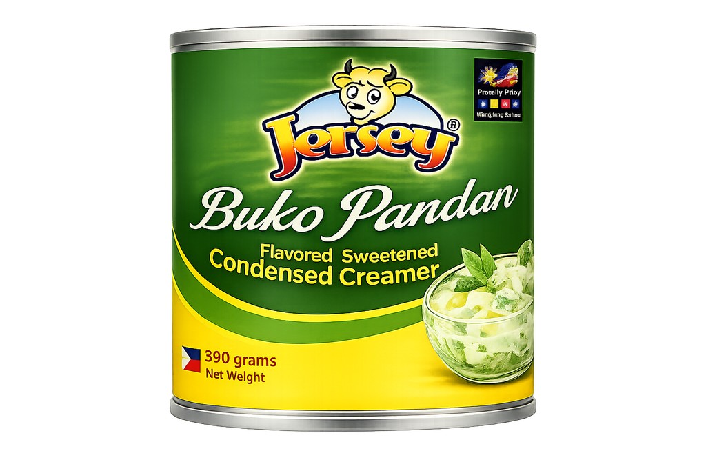 Jersey Sweetened Condensed Creamer Buko Pandan 48x390g