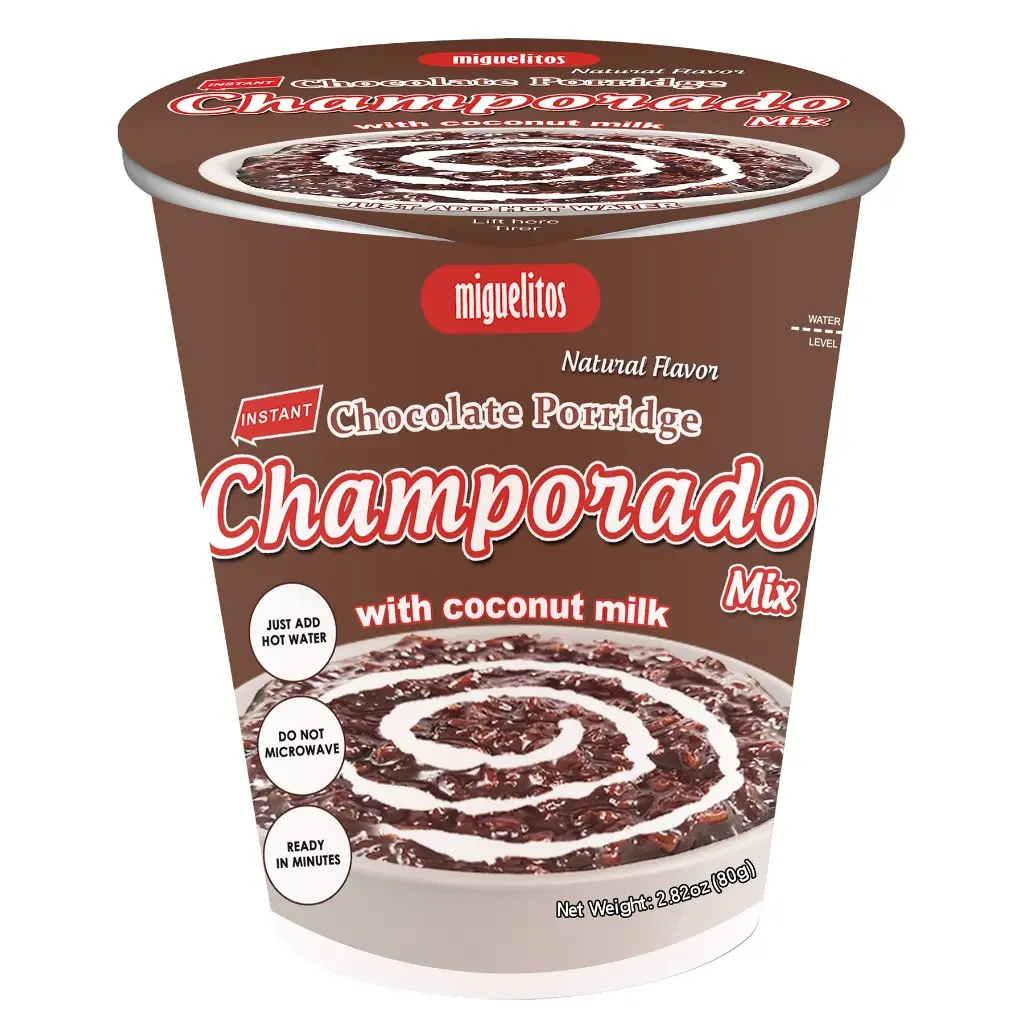 Miguelitos Instant Chocolate Champorado Cup 12 x 80g ***New Product***