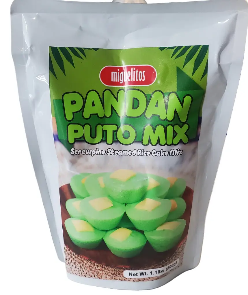 Miguelitos Pandan Puto Mix (Pandan Steamed Rice Cake) 12x500g **NEW PRODUCT** 