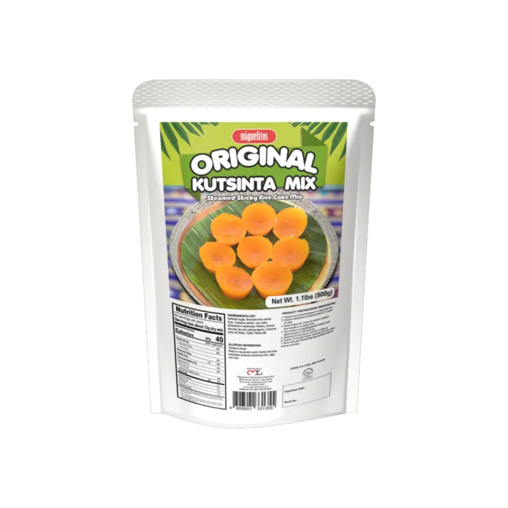Miguelitos Original Kutsinta Mix (Sticky Rice Cake) 12x500g **NEW PRODUCT** 