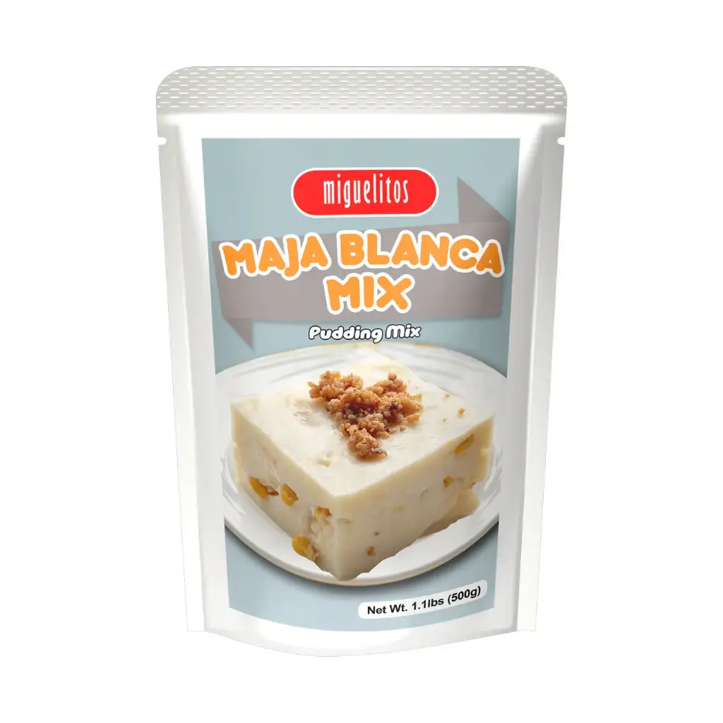 Miguelitos Ube Maja Blanca Mix (Purple Yam Pudding Mix) 12x500g 