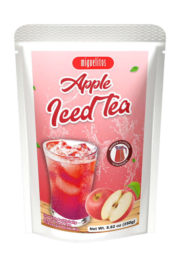 Miguelitos Instant Apple Iced Tea Drink Mix 24x250g ***New Product***