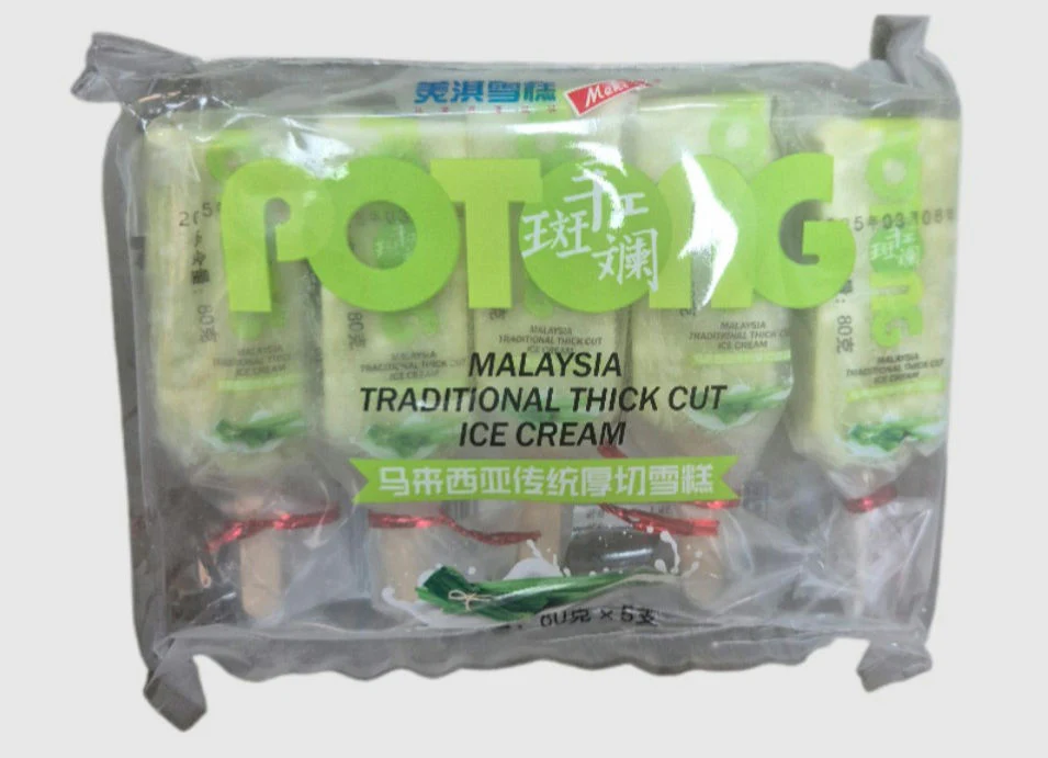 FROZEN Meki Pandan Ice cream (5x8 packs) 80g
