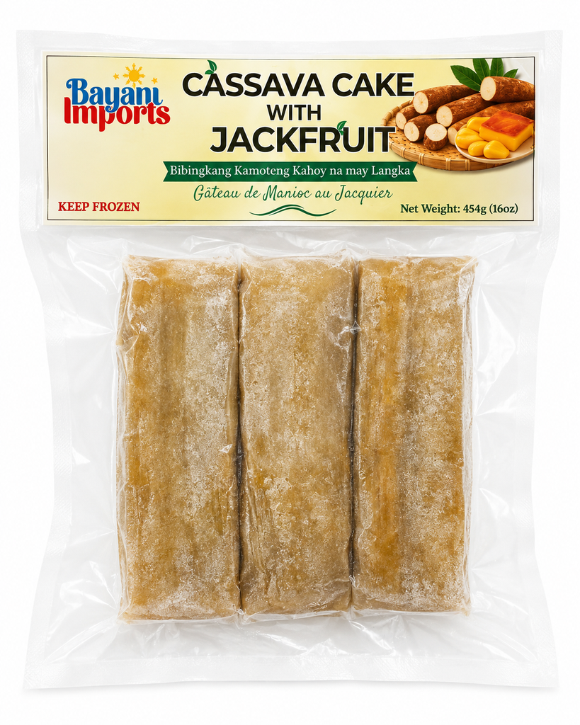 FROZEN Bayani Foods Cassava Cake With Jackfruit 30x454g ***New Product*** 