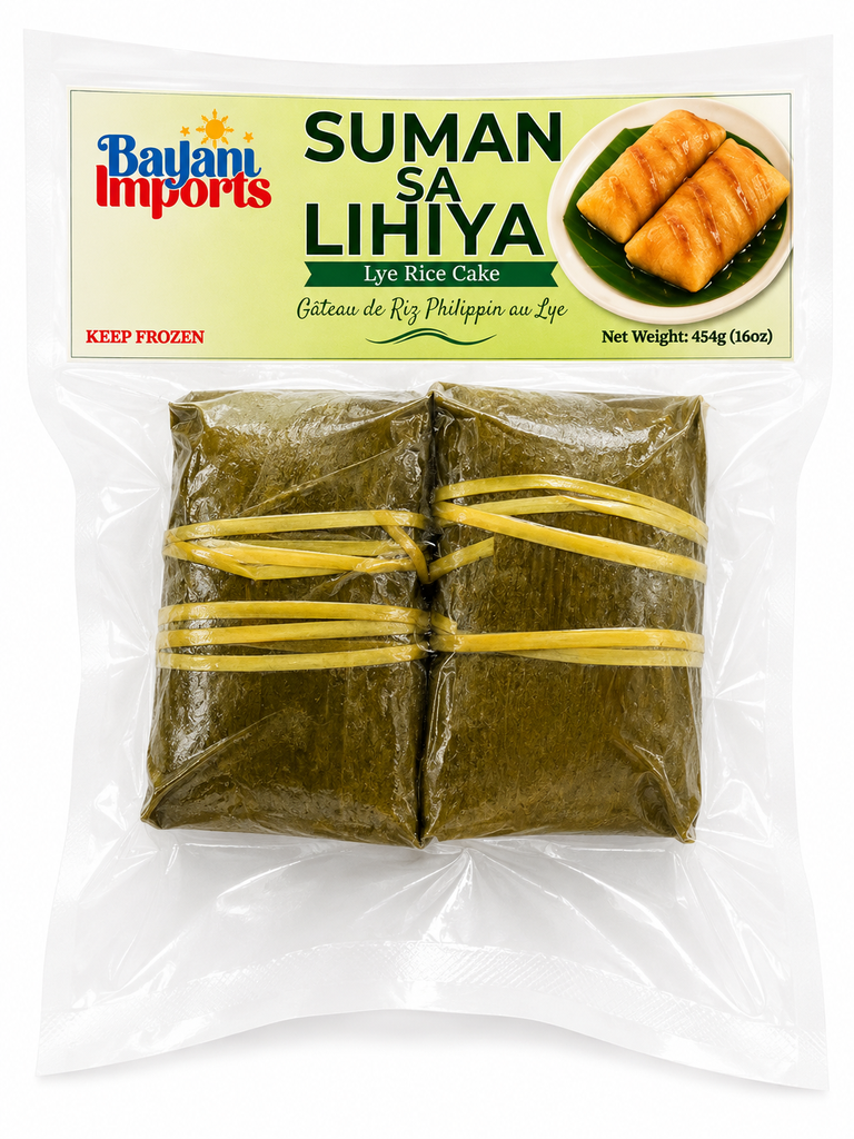 FROZEN Bayani Foods Lye Rice Cake (Suman Sa Lihiya) 30x454g ***New Product***  