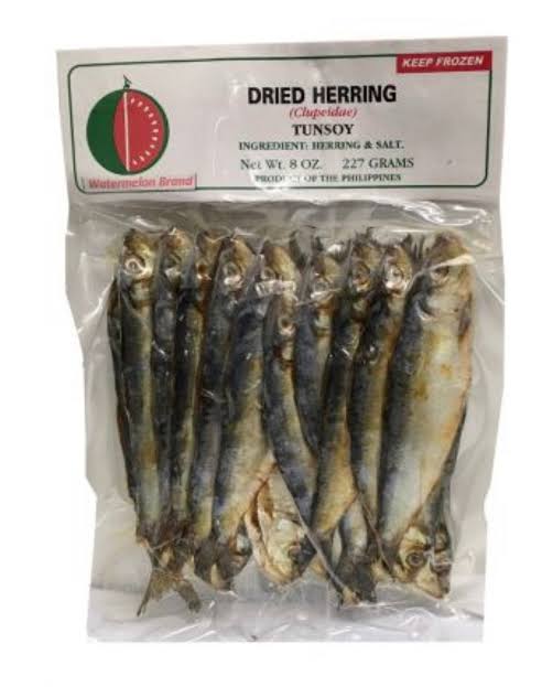 FROZEN Watermelon Brand Dried Herring Tunsoy 40x227g