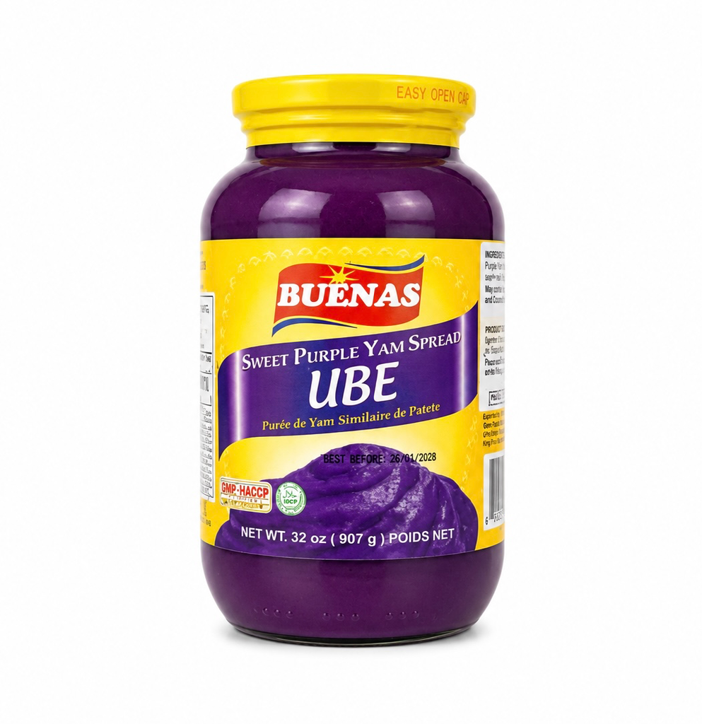 Buenas Purple Yam (Ube) Spread 12x907g (Large)  ***New Product***