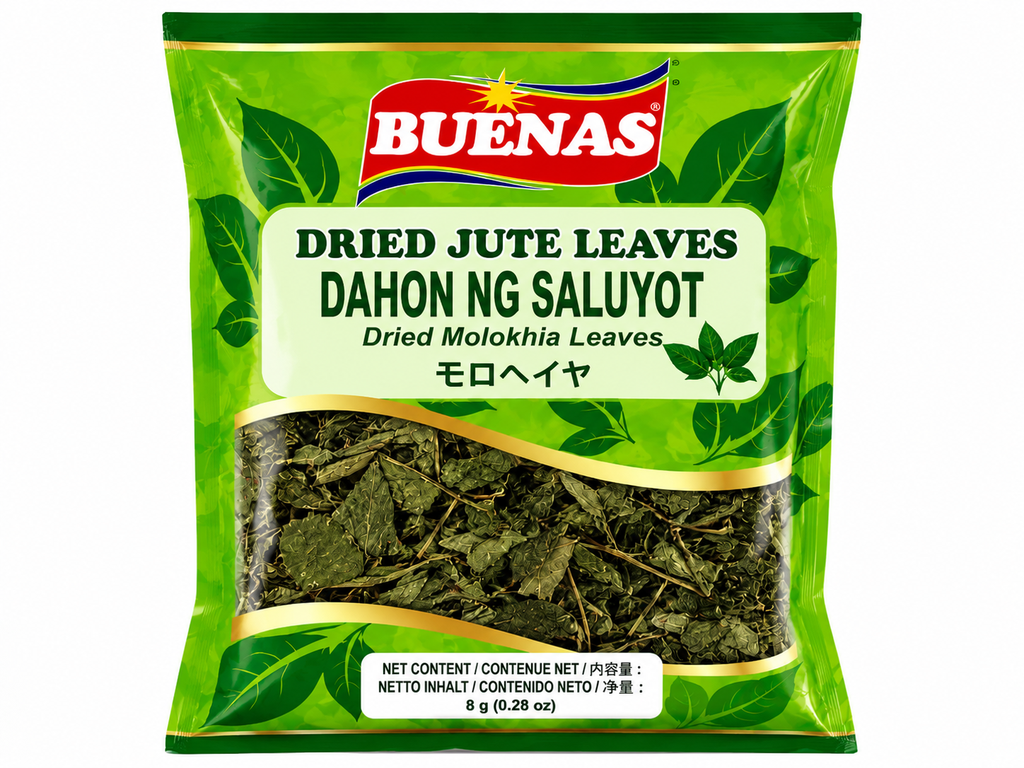 Buenas Dried Jute Leaves 20X8g ***New Product***