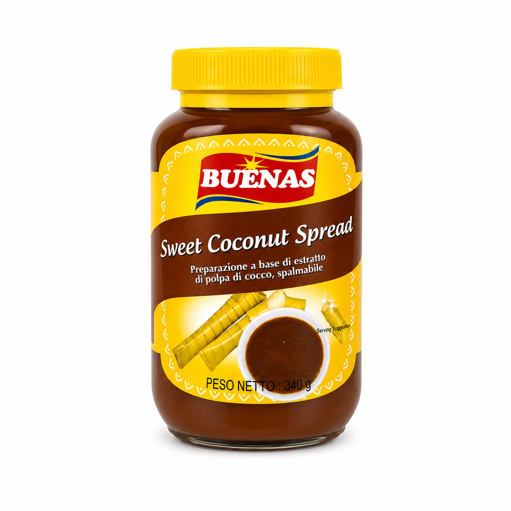Buenas Sweet Coconut Spread 24x340g  ***New Product***