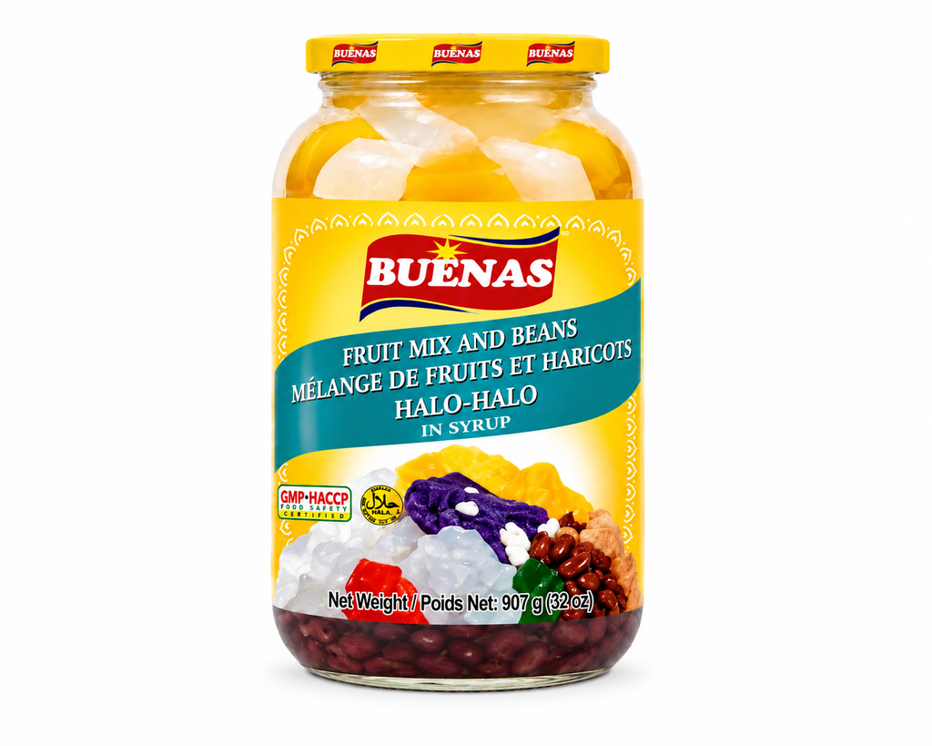 Buenas Fruit Mix & Beans (Halo-Halo) 12x907g (Large) ***New Product***
