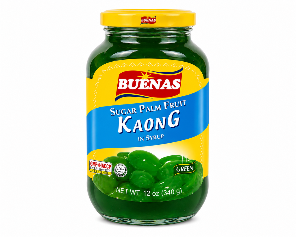 Buenas Sugar Palm Fruit (Kaong) Green 24x340g (Small) ***New Product***