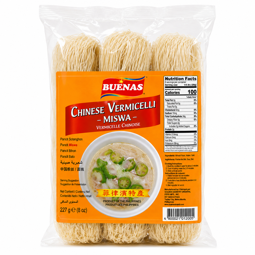 Buenas Chinese Vermicelli (Miswa) 40x227g ***New Product***