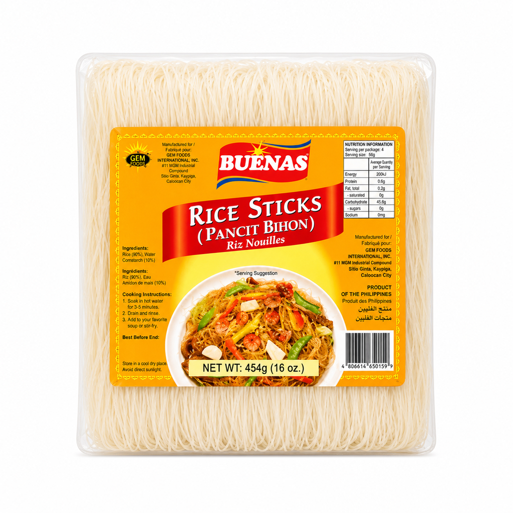 Buenas Rice Sticks (Bihon) 30x454g ***New Product*** 