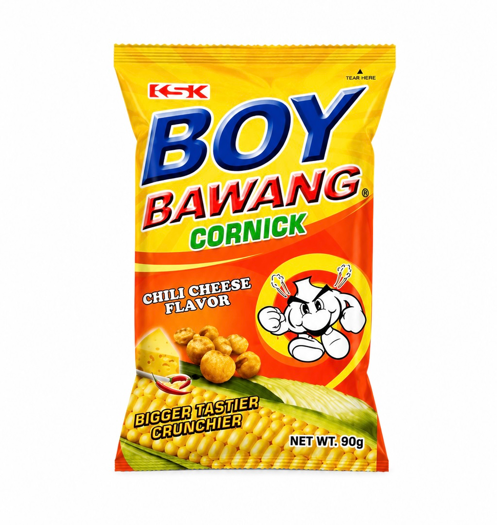Boy Bawang Fried Corn Chili Cheese Flavor 40x90g ***New product*** 