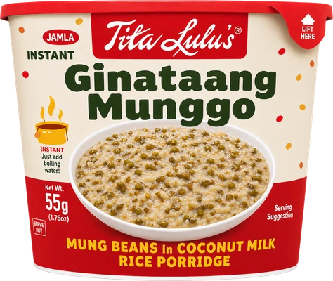 Tita Lulu's Instant Ginataang Munggo Cup 15x(3x55g) ***New Product*** 