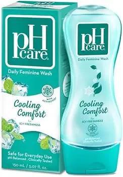 pH Care Feminine Wash Cooling Comfort (Blue) Small 18x150ml 