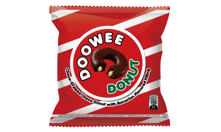 Doowee Donut Choco 10x(10x44g) ***New Product***