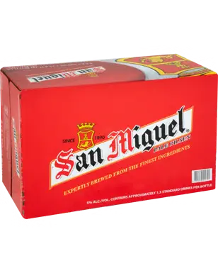 San Mig Beer Pale Pilsen in Bottle with Box (5%) 24x320ml ***New Product*** 