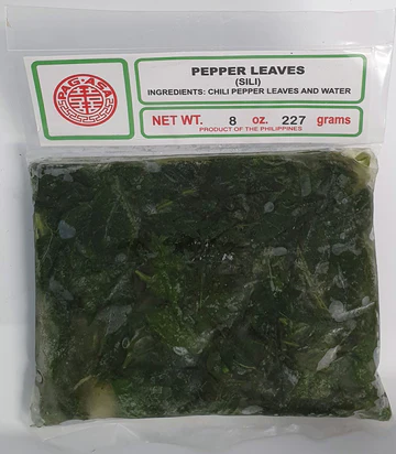 FROZEN Pagasa Chili Pepper (Sili) Leaves 30x227g