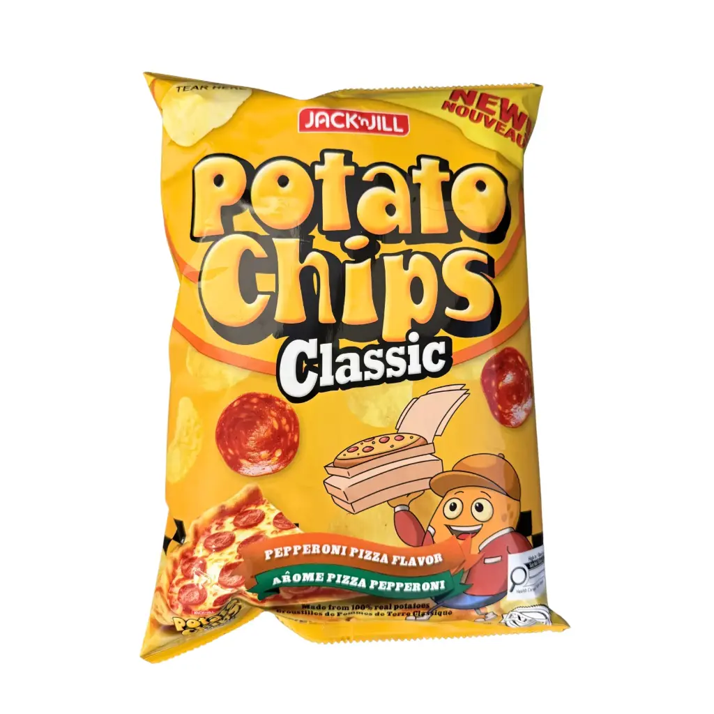 Jack 'n Jill (Chips) Potato Chips Pepperoni Pizza 18x120g ***New Product*** 