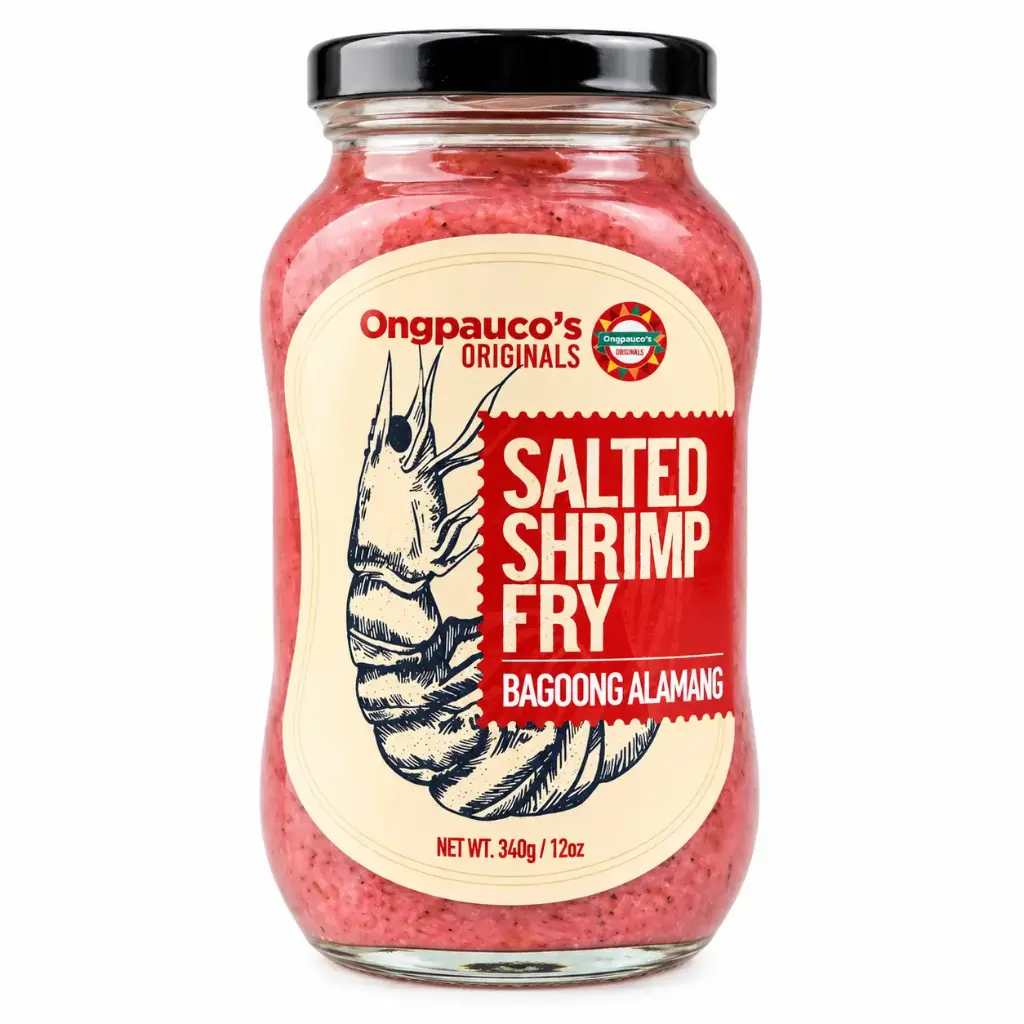 Ongpauco's Original Salted Shrimp Fry (Bagoong Alamang) 24x340g ***New Product*** 